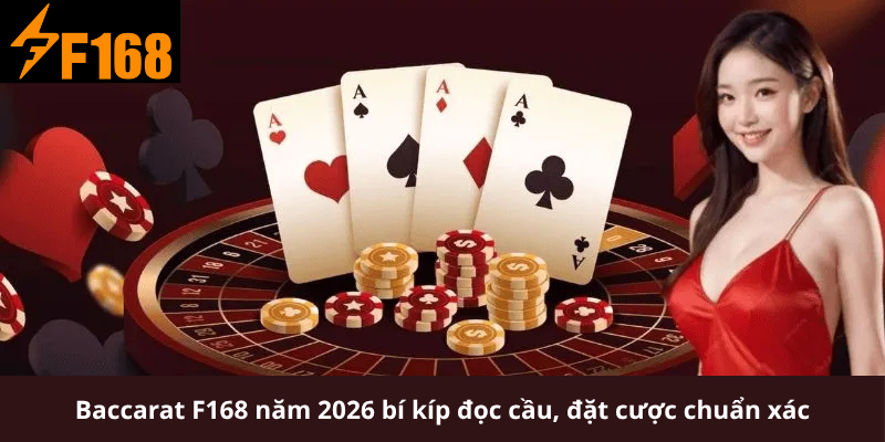Baccarat F168 năm 2026 bí kíp đọc cầu, đặt cược chuẩn xác