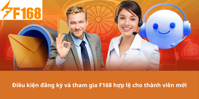 Điều kiện đăng ký và tham gia F168 hợp lệ cho thành viên mới