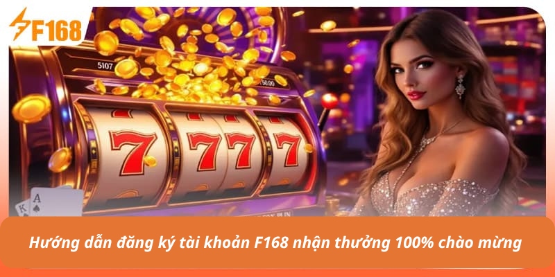 Hướng dẫn đăng ký tài khoản F168 nhận thưởng 100% chào mừng 