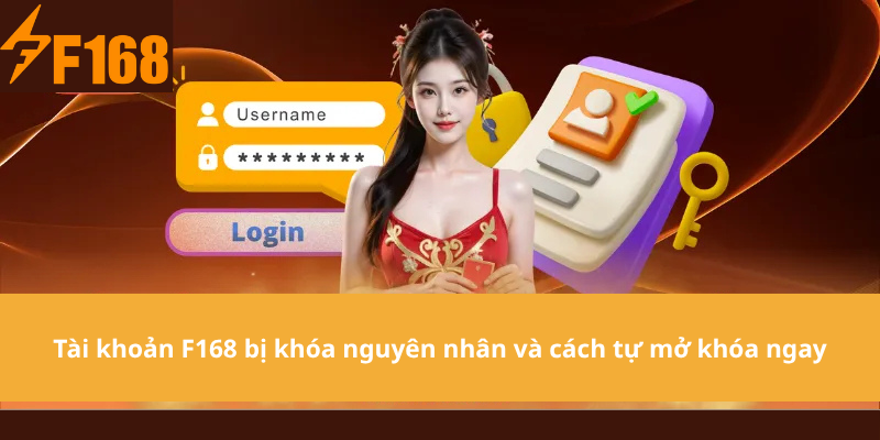 Tài khoản F168 bị khóa nguyên nhân và cách tự mở khóa ngay