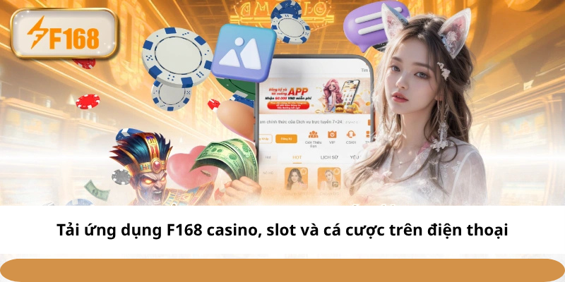 Tải ứng dụng F168 casino, slot và cá cược trên điện thoại