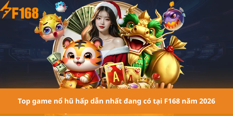 Top game nổ hũ hấp dẫn nhất đang có tại F168 năm 2026